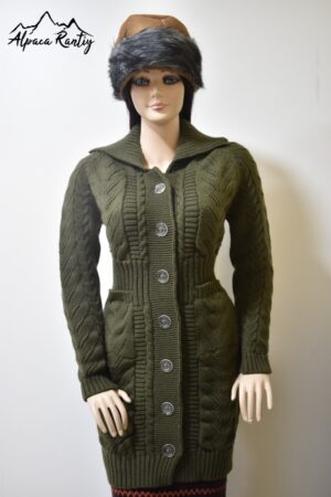 CHOMPA 7 BOTONES SIN CAPUCHA HOJAS JUNTAS